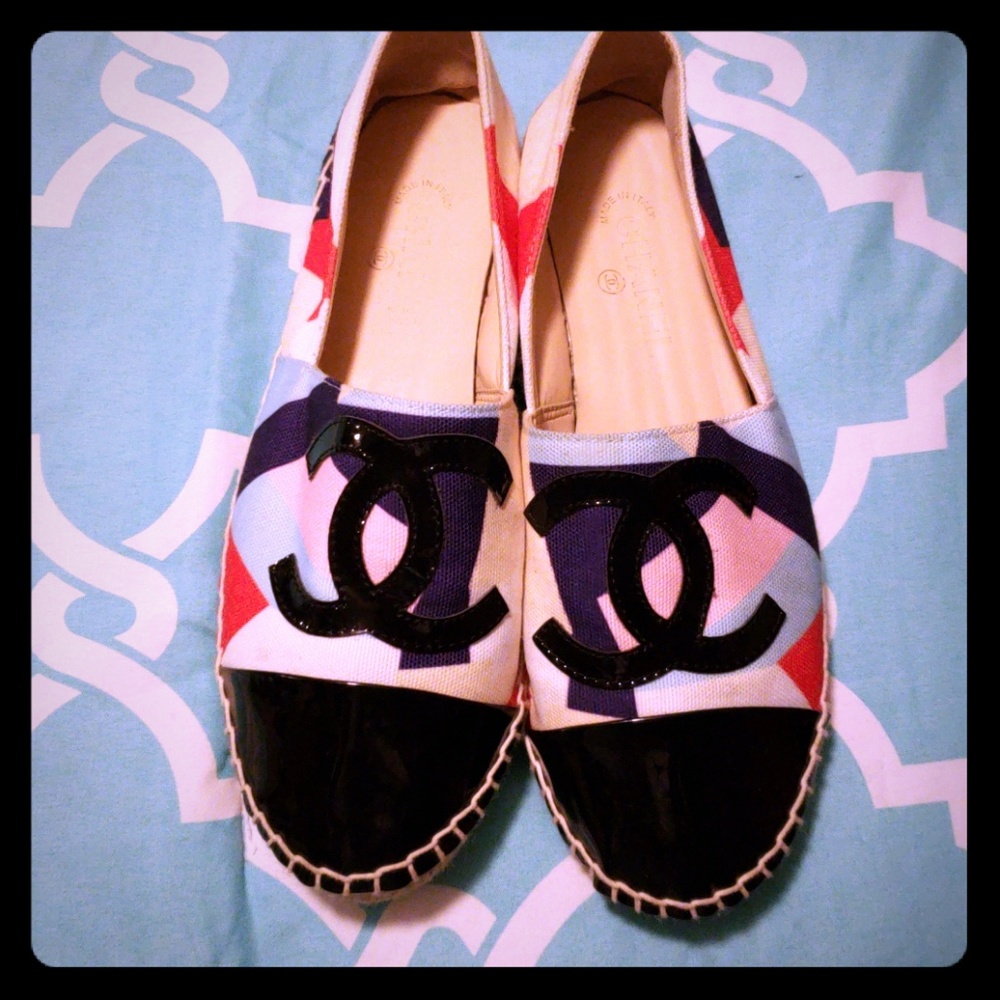 Non Authentic Chanel Canvas Shoes